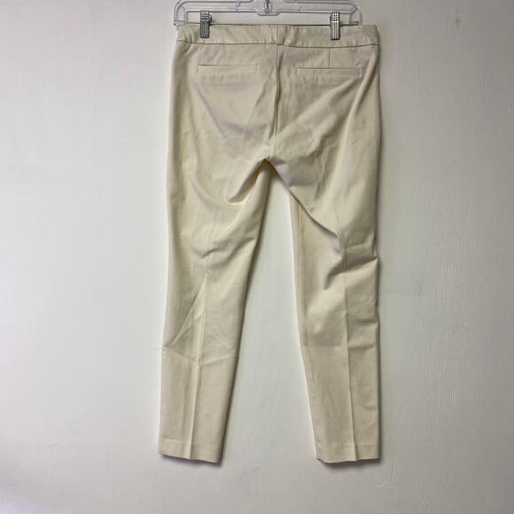 Cynthia Rowley Dress Pants Cream White Cropped Size 2 - Picture 9 of 12